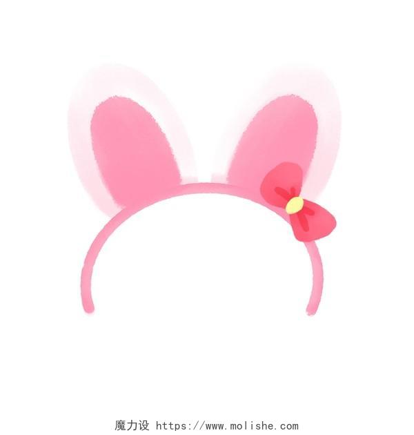 兔耳朵元素 兔子耳朵 卡通耳朵 PNG素材